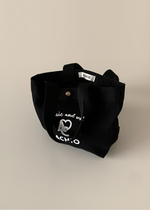 2ND / Achio Mini Tote Bag_Black