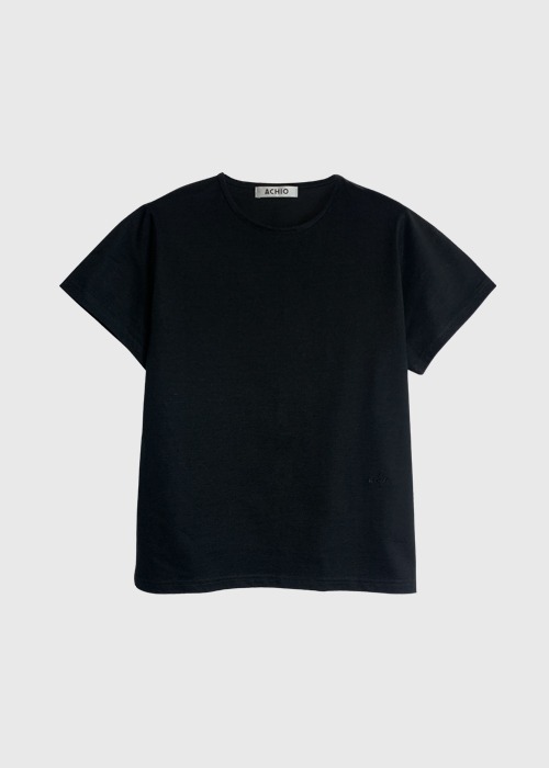Silket Round T-Shirt_Black
