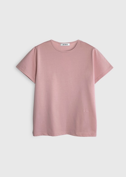 Silket Round T-Shirt_Pink